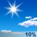 Clear starting in the afternoon, continuing until night.